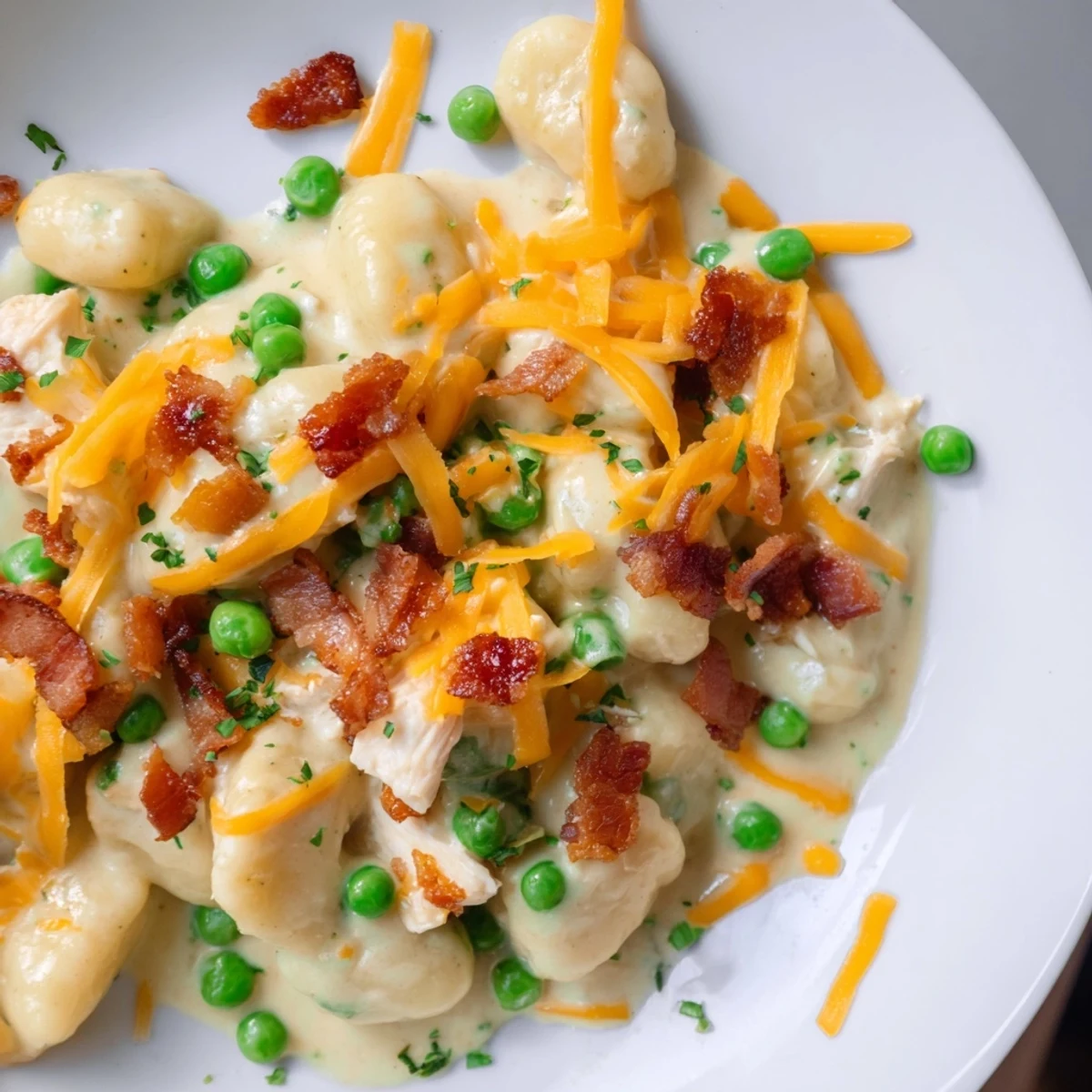 Creamy Chicken Gnocchi Dish