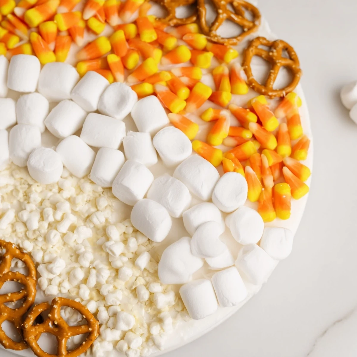 Get this festive Candy Corn Spooky Board that’s easy to make with sweet and savory treats.