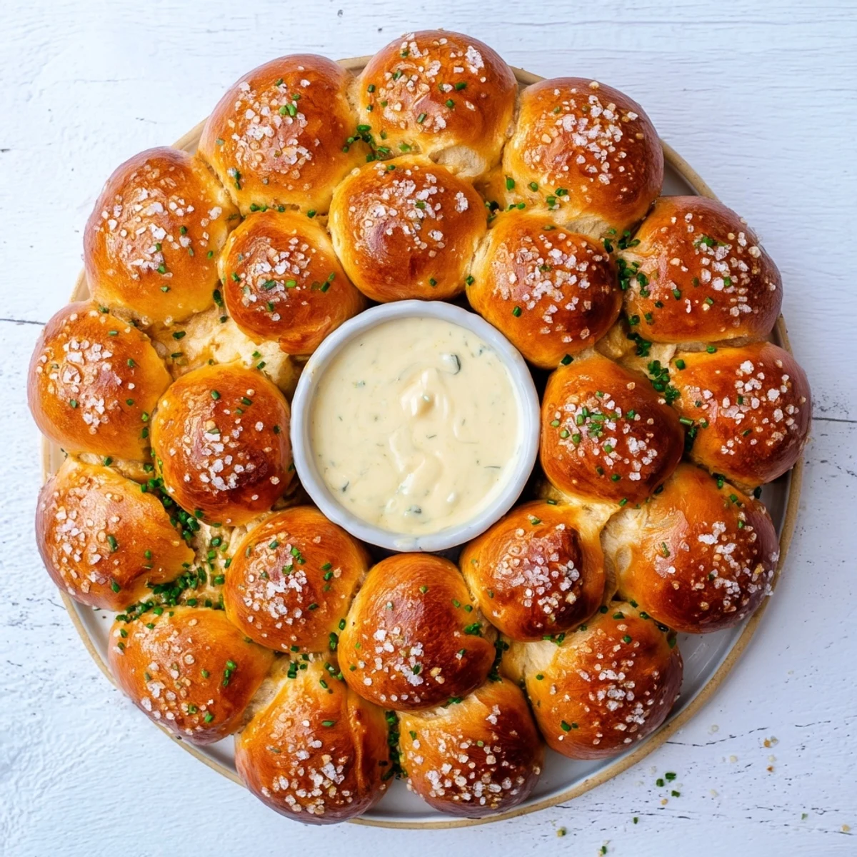 Pretzel Wreath Dip Ring