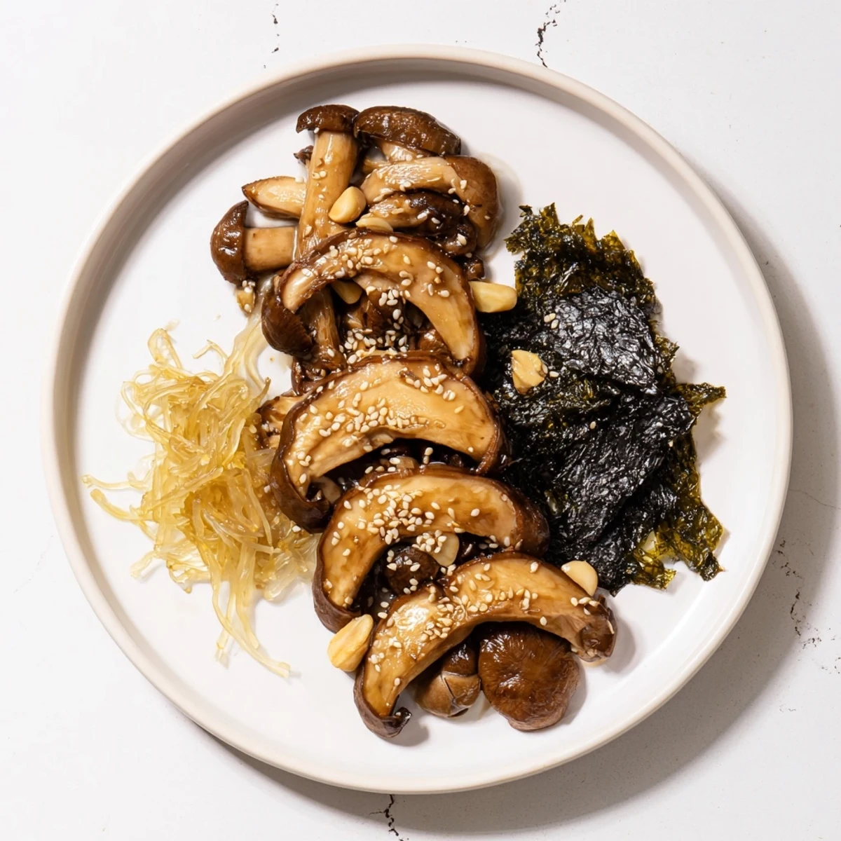 Vibrant Umami Bomb Asian Delight board, showcasing a colorful arrangement of Asian-inspired ingredients for dipping.