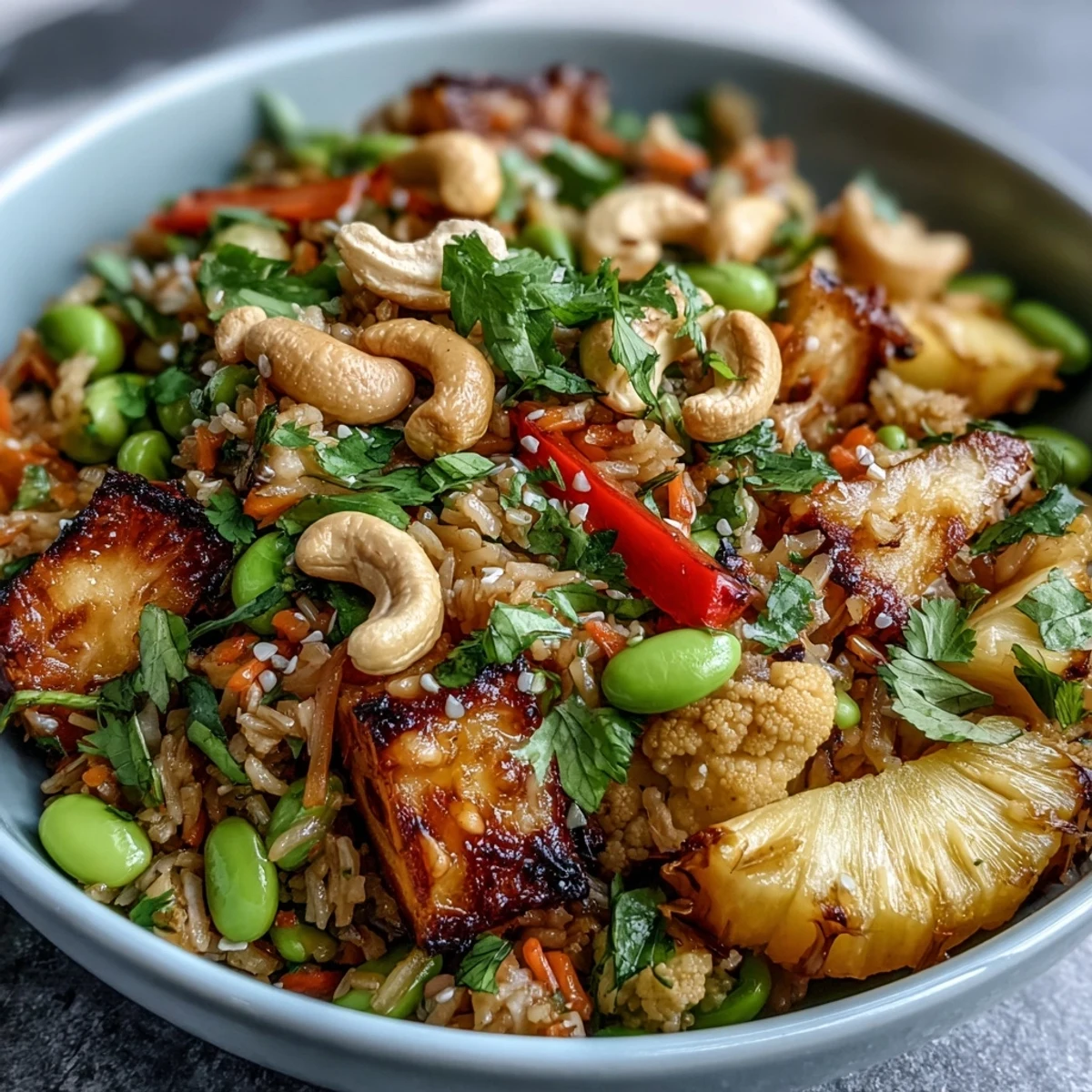 Vegan Pineapple Fried Rice