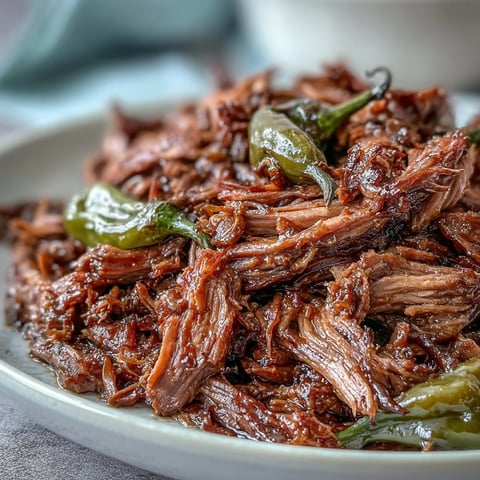 Fork-tender Slow Cooker Mississippi-Style Ranch Beef shreds easily, filled with tangy ranch and buttery pepperoncini juices.