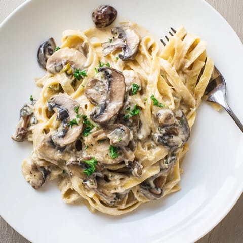 Creamy One-Pot Mushroom Pasta