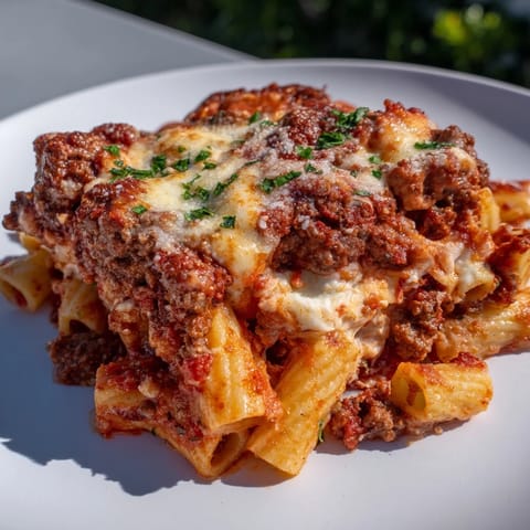 Baked Ziti Meat Sauce