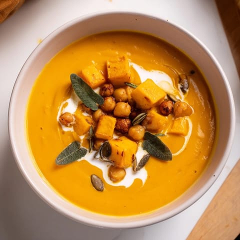 Chickpea Pumpkin Sage Soup