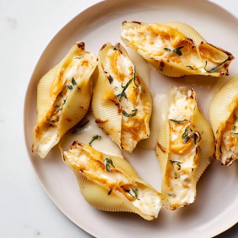 Pumpkin Gouda Stuffed Shells