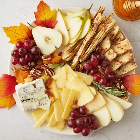Autumn Leaf Cheese Platter