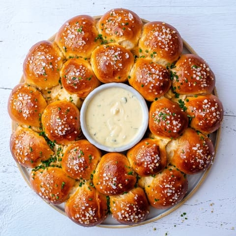 Pretzel Wreath Dip Ring