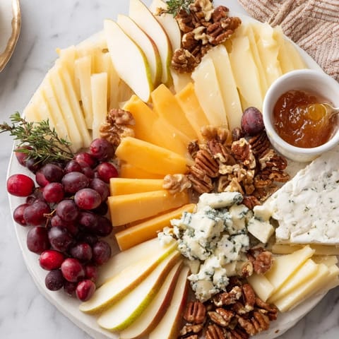 Winter Cabin Cheese Display