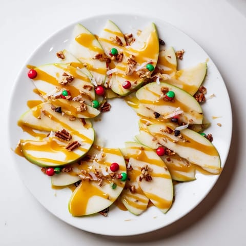 Caramel Apple Slice Wreath