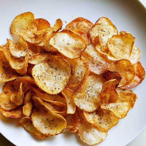 Homemade Air-Fryer Potato Chips