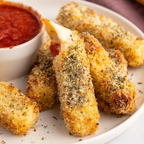 Air Fryer Mozzarella Sticks