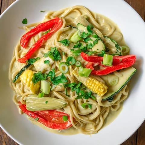 Thai Curry Pasta Dish