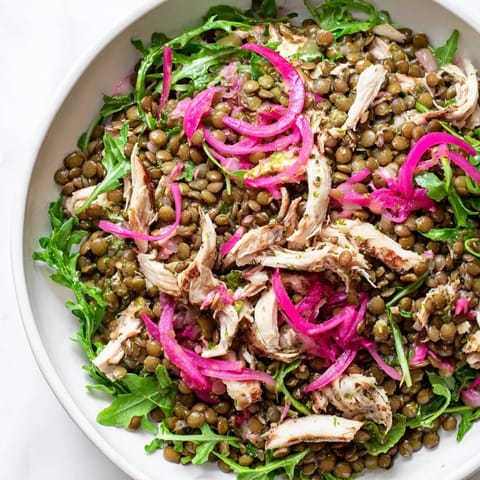 Lentil & Chicken Spring Salad
