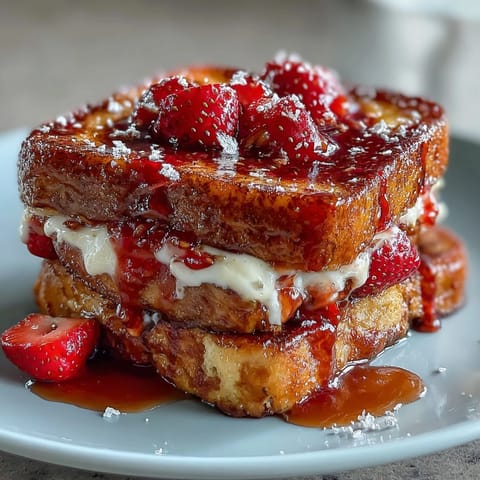 Mothers Day Brunch Strawberry French Toast