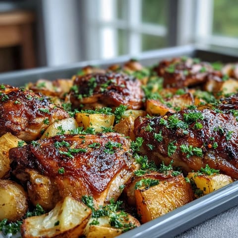 Easy Sheet Pan Chicken Dinner