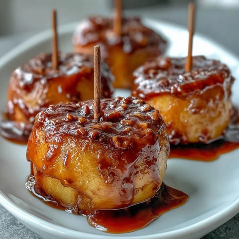 Caramel Candy Apple Slices