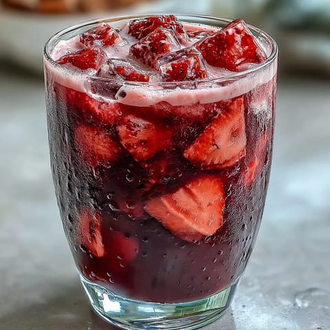 A vibrant glass of Dragon Drink Refresher, featuring freeze-dried dragon fruit, coconut milk, and a hint of lime.