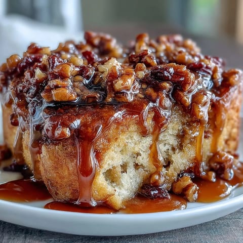 Easy Capirotada: golden-brown layers of bread soaked in sweet piloncillo syrup.