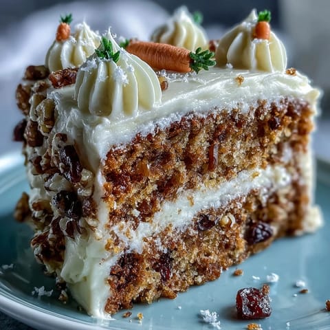 An inviting spread of carrot cake, pavlova with berries, and lemon tart ready for Easter.