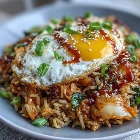 Kimchi Cabbage Fried Rice #488
