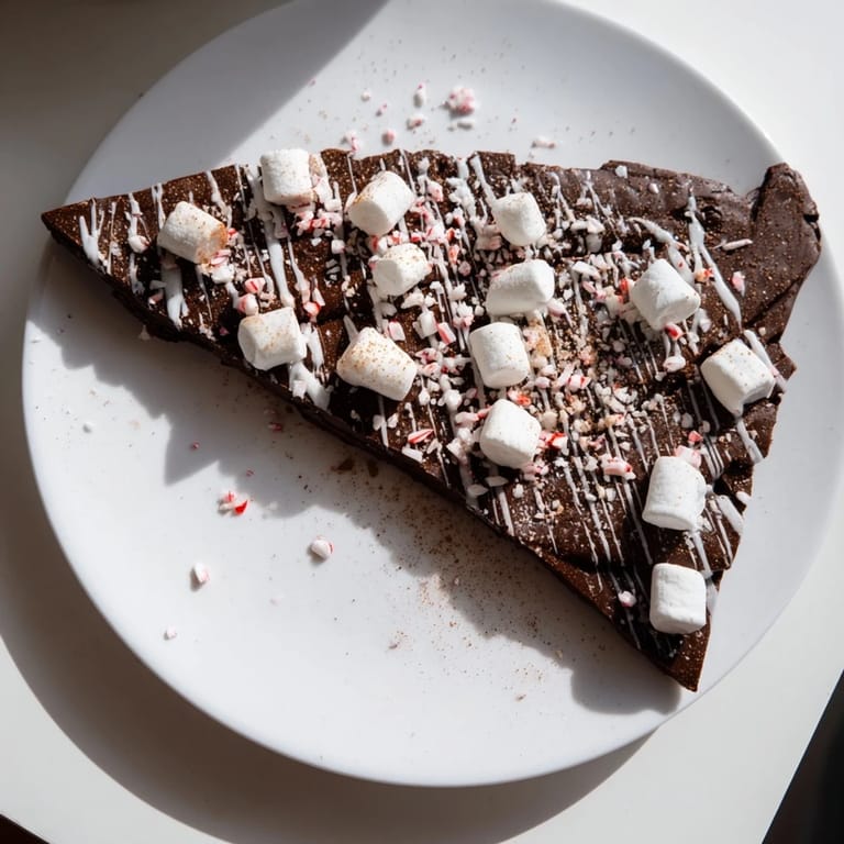 This image shows festive, homemade Viral Hot Chocolate Bomb Bark, perfect for sharing and gifting.