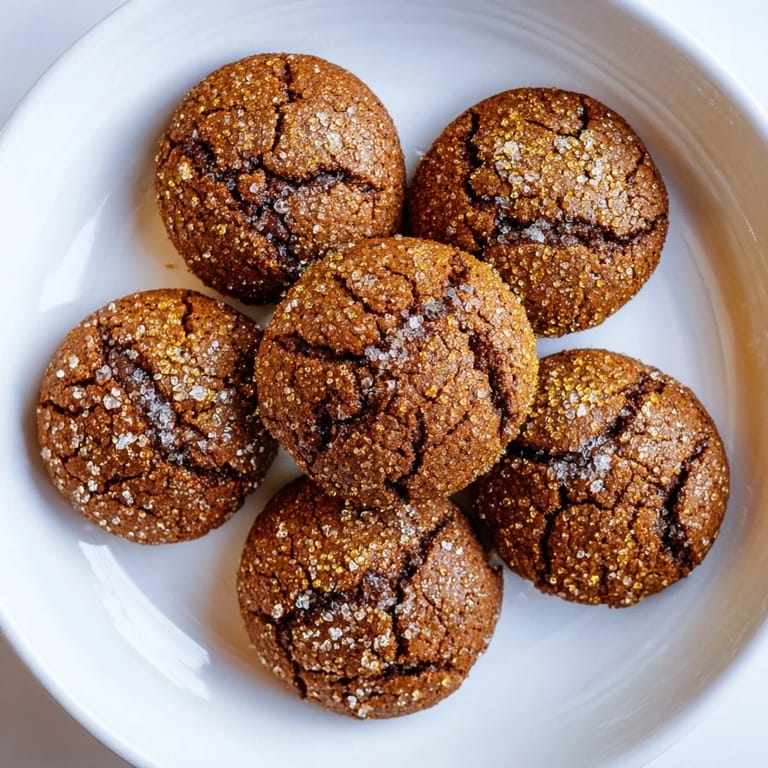 Sweet granulated sugar coats each Express Gingerbread Latte Cookie, promising a unique blend of flavors and textures.