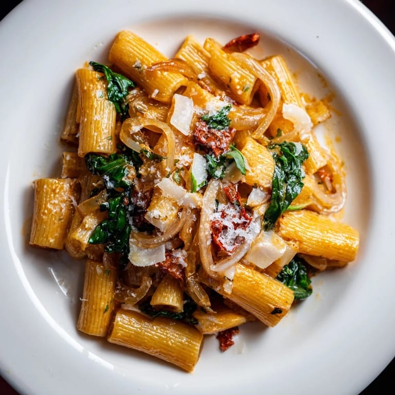 This delicious Creamy Sun-Dried Tomato Spinach Cottage Cheese Pasta offers a comforting, flavorful Italian-inspired dinner.