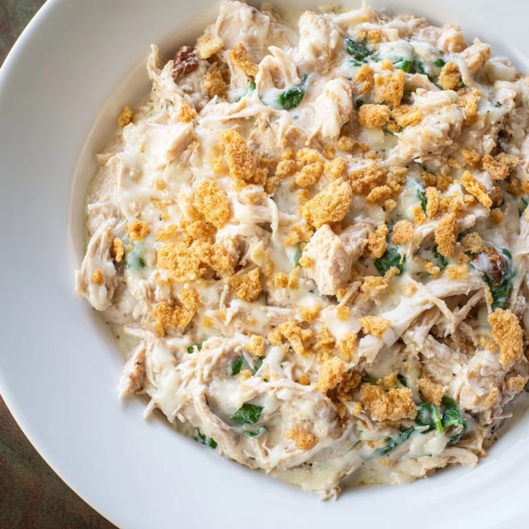 This comforting Marry Me Chicken Casserole features shredded chicken, sun-dried tomatoes, and a rich, creamy sauce.