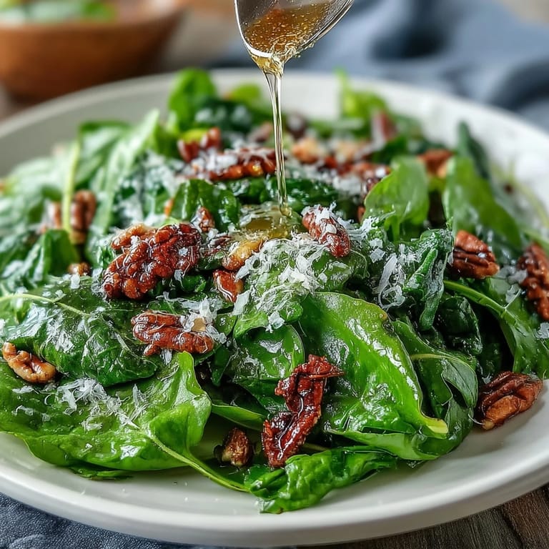 Lemon vinaigrette arugula salad with delicate Parmesan shavings, offering a refreshing, zesty bite perfect for light meals or sides.