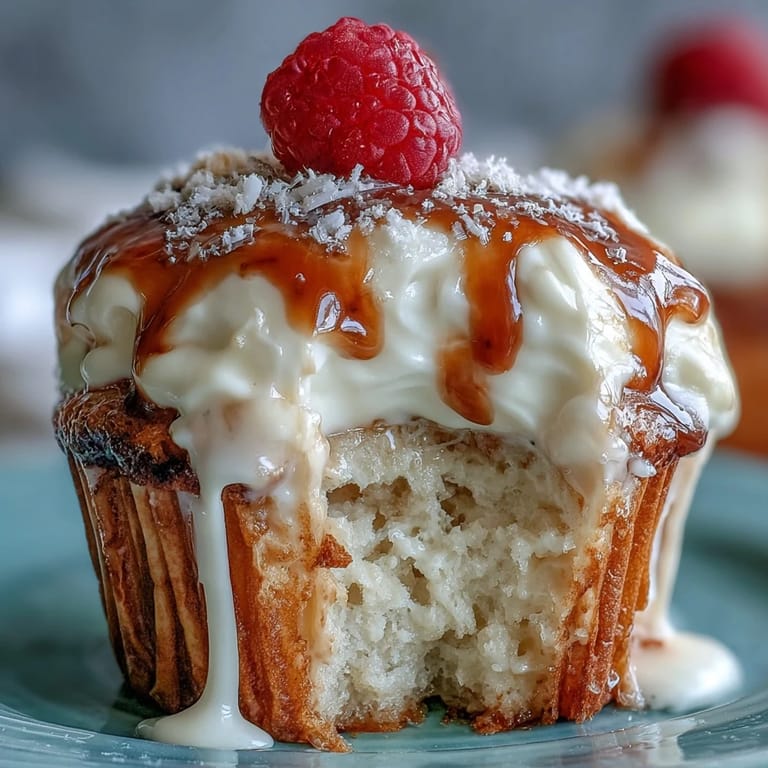 Mexican-inspired Tres Leches Cupcakes with golden sponge, rich milk soak, and cloud-like whipped cream topping, perfect for celebrations.